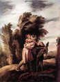 Parábola del buen samaritano figuras barrocas Domenico Fetti